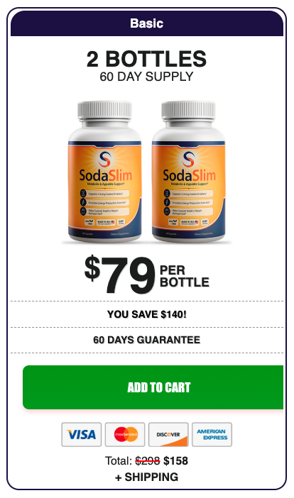 SodaSlim two bottle package