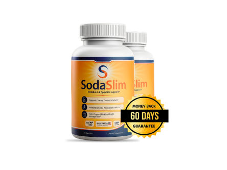 SodaSlim bottles with 60-day guarantee seal